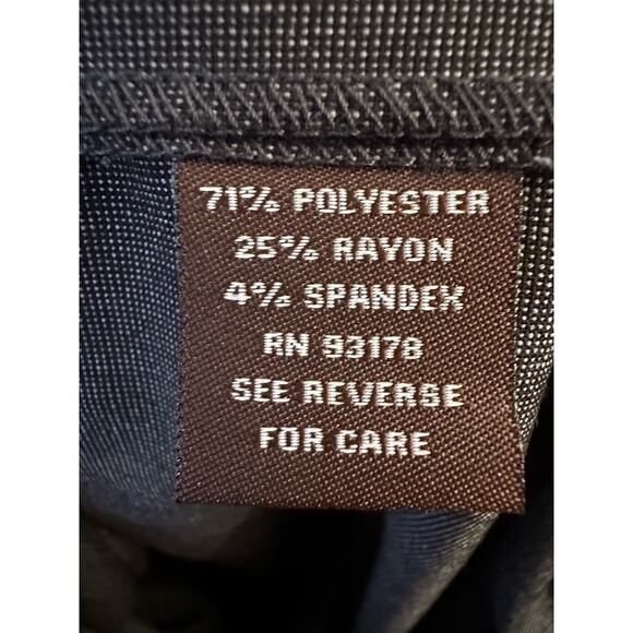 Adrienne Vittadini Gray round Collared Dress - Picture 6 of 6